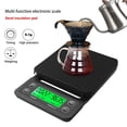 thumbnail image 2 of Báscula de café por goteo de 5 kg/0,1 g con báscula de cocina electrónica digital portátil Báscula electrónica LCD Carga USB, 2 of 8
