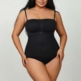 thumbnail image 2 of JGGSPWM Bodysuit for Women Tummy Control Shapewear Seamless Tight Strapless Suspender Body Clothes Body Shaping Open Jumpsuit Black XXXL, 2 of 7