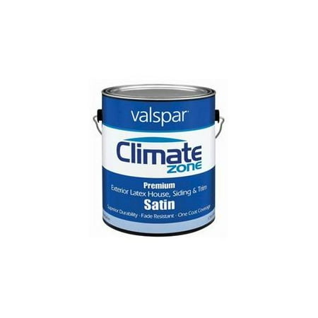 Valspar Brand 1 Gallon Satin Clear Base Climate Zone Exterior Latex House Paint 44-27429 GL - Pack of 4