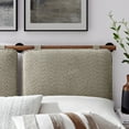 thumbnail image 2 of Headboard, Full, Walnut Brown, Fabric, Hotel Bedroom, Modern Contemporary, HB38231, 2 of 8