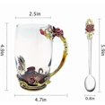 thumbnail image 2 of Gifts For Women, Glass Tea Cup Coffee Mugs For Sister Friend Mom Wife Crday Gift, 2 of 5