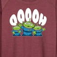 thumbnail image 3 of Toy Story - Three Aliens - Women's Lightweight French Terry Long Sleeve Shirt, 3 of 5