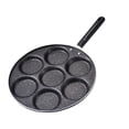 thumbnail image 1 of Sartén de huevo Sunnimix Adherente de 7 Agujeros para Panqueques y Hamburguesas de Hierro, 1 of 8