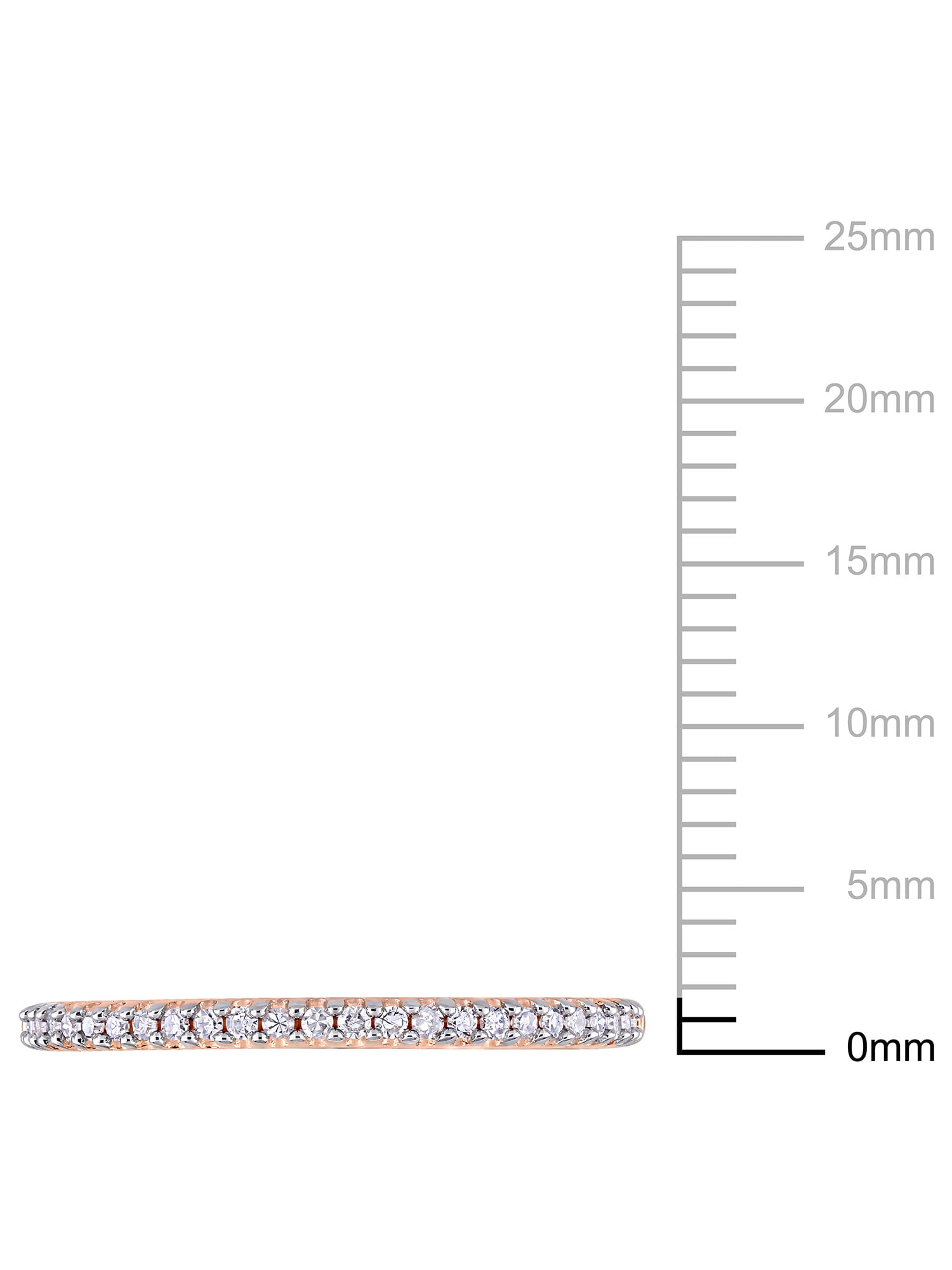 Everly Women's Diamond 14k Rose Gold Wedding Ring