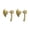 Gold, variant on Versatile Hip Hop Stereo Axe Puncture Earstuds Personalized Axe Men's And Women's Earrings