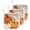 Orange, variant on Burnt Orange Fall Pumpkin Pot Holders for Kitchen Heat Insulation Potholder,Kitchen Pot Holders Sets Washable Oven Hot Pads Terry Cloth Trivet for Cooking Thanksgiving Maple Leaves Botanical 2 Pack