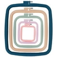 thumbnail image 2 of 5Pcs Square Embroidery Hoops Plastic Cross Stitch Hoops with Different Sizes and Colors Reusable Embroidery Hoops Frames Sewing Tool for Sewing Needlework Embroidery Projects 5pcs, 2 of 10