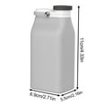 thumbnail image 2 of 20.5oz Foldable Triple Leak Proof Lightweight Silicone Water Bottle For Travel And Sports Compact Collapsible Design (Grey), 2 of 5