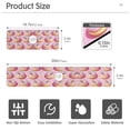 thumbnail image 3 of Yayeee Faucet Mat for Kitchen Sink 30" Diatomite Long Splash Guard Pad, Light Pink Doughnuts, 2 Pack, 3 of 7