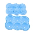 thumbnail image 2 of 6 Rose Ice Cubes Tray, Rose Ice  Tray Lightweight  For Bar Blue, 2 of 8