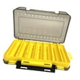 thumbnail image 2 of S SERENABLE Double Sided Baits Box 14 Grids Lightweight Container Baits Management Visible yellow, 2 of 9