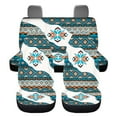 thumbnail image 6 of Jeiento Aztec Car Seat Covers Full Set of 4 Southwest Tribal Ethnic Auto Front and Back Seat Covers Interior Decoration Accessory Universal Fit for Most Cars SUV Van Truck, 6 of 7