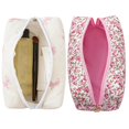 thumbnail image 2 of Bolsa de maquillaje HHQQWZ Bolsa de cosméticos de viaje para mujer rosa, 2 of 7