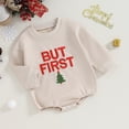 thumbnail image 3 of Okbabeha Chirstmas Baby Girl Boy Clothes Outfits 3 6 9 12 18Months Newborn Long Sleeve Bubble Romper Sweatshirt Onesie Bodysuit, 3 of 7