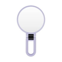 Godom Hand Held Double Side Folding Makeup Mirror - For Women With Adjustable Handle Portable Travel Makeup