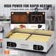 thumbnail image 3 of VEVOR Plancha electrica comercial, parrilla superior plana de 4400 W, temperatura ajustable de 122 ℉-572 ℉, parrilla de acero inoxidable de 28,74 x 15,75 x 0,39, 3 of 9