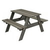 Smelis Kids Picnic Table - Taupegrey, 31.5 x 15.7 x 21.7 in.