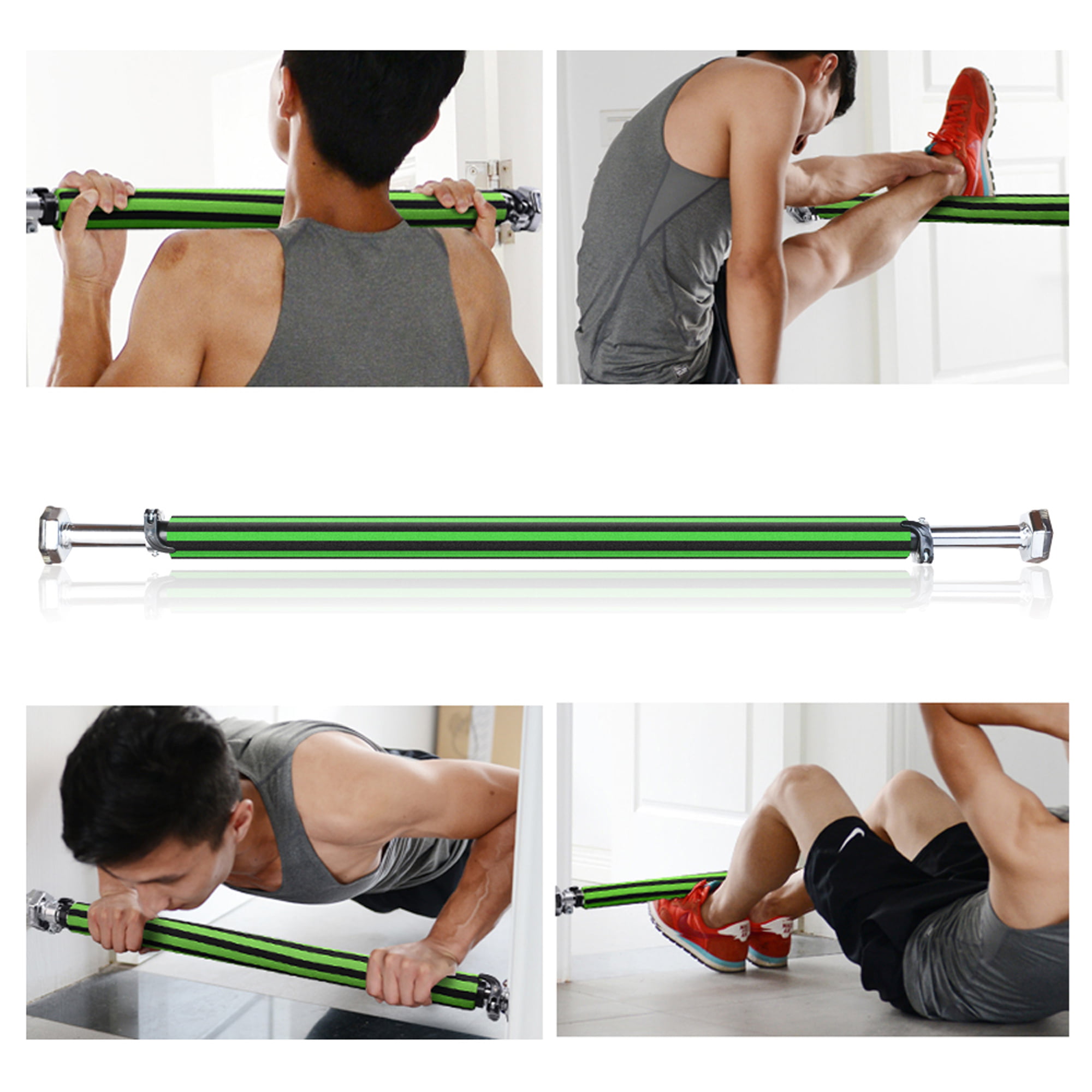 Tunturi Door Way Chinning Bar Up to 100kg Fitness Health Home Training 68-103cm 