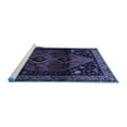 thumbnail image 2 of Ahgly Company Machine Washable Indoor Round Persian Blue Traditional Area Rugs, 8' Round, 2 of 4