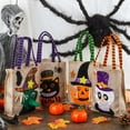thumbnail image 6 of Deago Halloween Candy Bags Linen Trick or Treat Bags for Kids Party Goodie Tote Bags Gift Bag with Handles Party Favors, 6 of 11