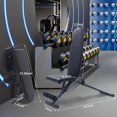 thumbnail image 3 of Yiwa Adjustable Weight Bench, 900LB Capacity, Fast Folding Strength Training Bench for Full Body Home & Garage Workouts, 3 of 9