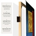 thumbnail image 3 of Oriental Furniture 6 Ft Tall Double Sided Hiroshige Room Divider, Sudden Shower/Coast at Hota, 3 panel, 3 of 5