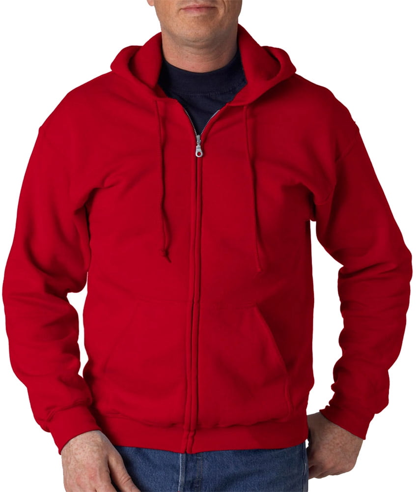 gildan red sweatshirt