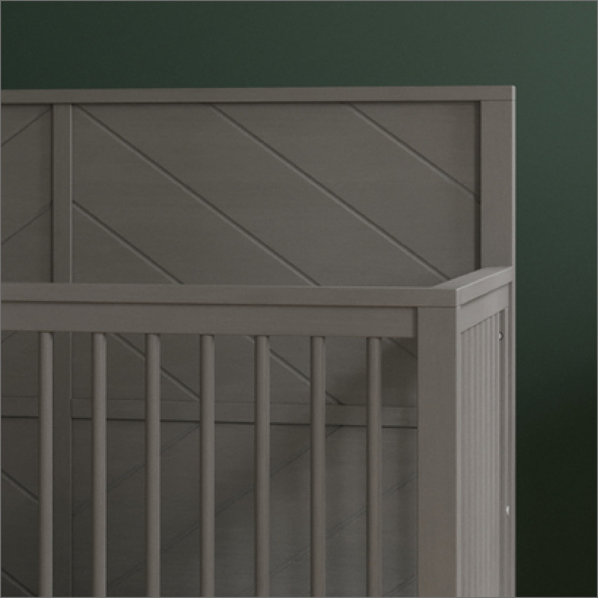 Surrey Hill 4-in-1 Convertible Crib, Lunar Gray