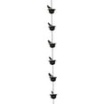 thumbnail image 2 of Vintage Bird Rain Chain for Gutters - Decorative Gutter Downspout with Attached Hanger, Dark Bronze Outdoor Rain Catcher, Garden Water Feature & Drainage Solution for Heavy Rain, 2 of 6