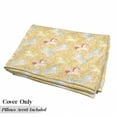 thumbnail image 5 of Cartoon Floor Pillow Lounger Cover, Boys Girls Unicorns with Abstract Stars Pale Salmon Background Image Print, Nap Mat Printed Fabric Case for 5 Pillows, 88" x 36", Multicolor, by Ambesonne, 5 of 5