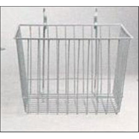Horizon Manufacturing 5084-W 12 inch H x 12 inch W x 8 inch D Wire Basket - White
