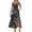 A Multicolor, variant on Summer Dresses for Women Spaghetti Strap Sleeveless Casual A-Line Floral Print Mini Dress