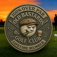 thumbnail image 4 of geerera Over Par Golf Club Coin, Member Funny Challenge Coin, Creative Gift for Golfers and Golf Lovers, Men's Gift, Golf Course Novelty, 4 of 5