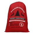 thumbnail image 1 of Printtoo Pack Of 2 Pcs Xmas Presents Storage Bags Large Santa Gift Sack With Drawstring Christmas Party Favor 27x20 Inch, 1 of 1