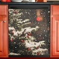 thumbnail image 5 of Ryvnso Christmas Snow Dishwasher Magnetic Refrigerator Magnet Cover Kitchen Home Decorative 23"x26", 5 of 6