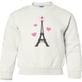 thumbnail image 2 of Inktastic Paris Lover Eiffel Tower Youth Sweatshirt, 2 of 4