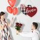 thumbnail image 3 of Adornos colgantes creativos de doble corazón, letrero de madera para puerta, decoración de pared para el Día de San Valentín, decoraciones románticas de amor, placa de madera natural, 3 of 7
