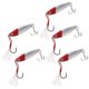 thumbnail image 3 of Señuelos de pesca duros de metal Vib TANGJMXG 15 g con lentejuelas cabeza roja plata, 3 of 5