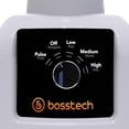 thumbnail image 3 of Licuadora Bosstech 750 watts 3 velocidades con Vaso de plastico de 2 lts Gris, 3 of 4