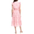 thumbnail image 2 of Sail to Sable womens  Smocked Waist Midi Dress, m, Pink, 2 of 3