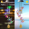 thumbnail image 2 of Solar Butterfly Bell And Wind Chime Lamp Led Garden Wind Chime Lamp, 2 of 5