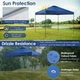 thumbnail image 6 of Costway Patio 10x10ft Outdoor Instant Pop-up Canopy Folding Tent Sun Shelter UV50+ Blue, 6 of 10