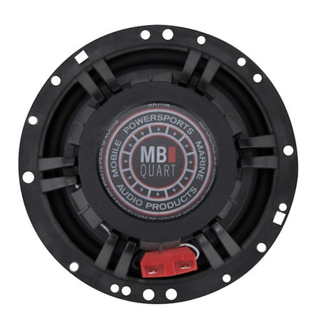 MB Quart - REFERENCE 6-1/2" 2-Way Car Speakers with Craft Pulp Cones (Pair) - Black