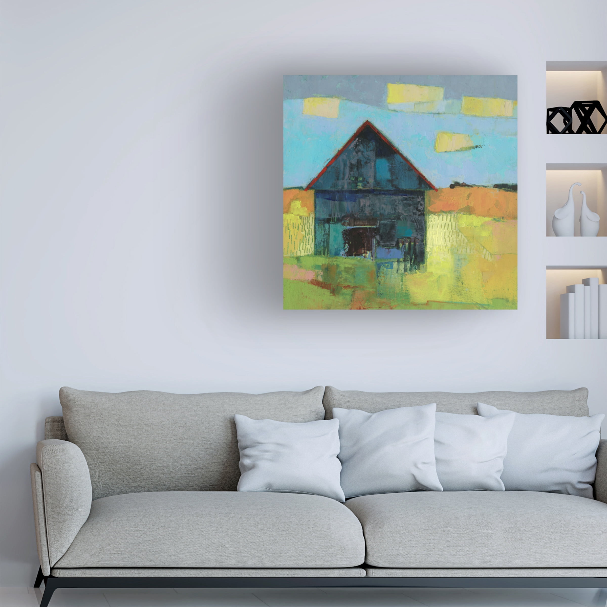 Sue Jachimiec 'Arvonia Barn' Canvas Art