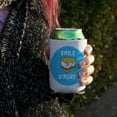 thumbnail image 3 of Smile S'More Funny Humor Can Cooler - Drink Sleeve Hugger Collapsible Insulator - Beverage Insulated Holder, 3 of 4