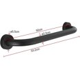 thumbnail image 2 of Barra de apoyo CHAO de acero inoxidable 53 cm color negro, 2 of 5