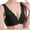 Black, variant on hotojiny Women’s Front Closure Lace Bra Push Up Wireless Bralettes Full Coverage No Underwire Everyday Comfort Bras
