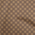 thumbnail image 1 of oneOone Rayon Brown Fabric Block Sewing Craft Projects Fabric Prints By Yard 56 Inch Wide-0G, 1 of 1