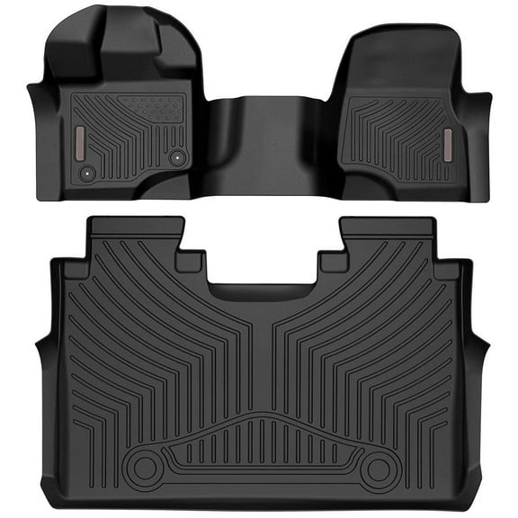 RVNI Floor Mats Liners TPE for 2015-2023 2024 Ford F150 F-150 Super Crew Cab F&R TPE