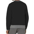 thumbnail image 4 of Thrilos Mens Sweatshirts Fleece Crewneck Long Sleeve Sweatshirt Color Block Midweight Pullover Shirts Work Tops, 4 of 7